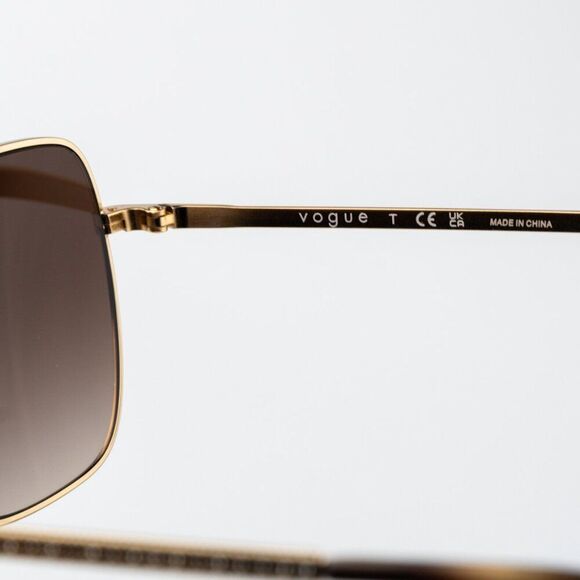 Vogue Women Sunglasses Gold Brown Gradient Square VO4175SB 280/1353 BRAND NEW